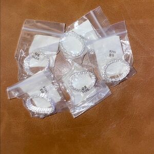 925 Mesh Ring Size 8 (1pc)